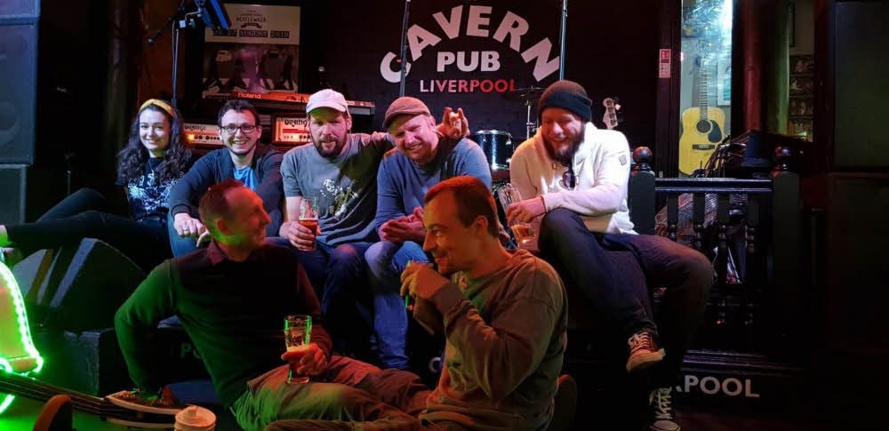 Die Band Chefetage trat beim Festival in Liverpool im legendären Covern Club & Pub auf, in dem einst auch die Beatles auftraten.