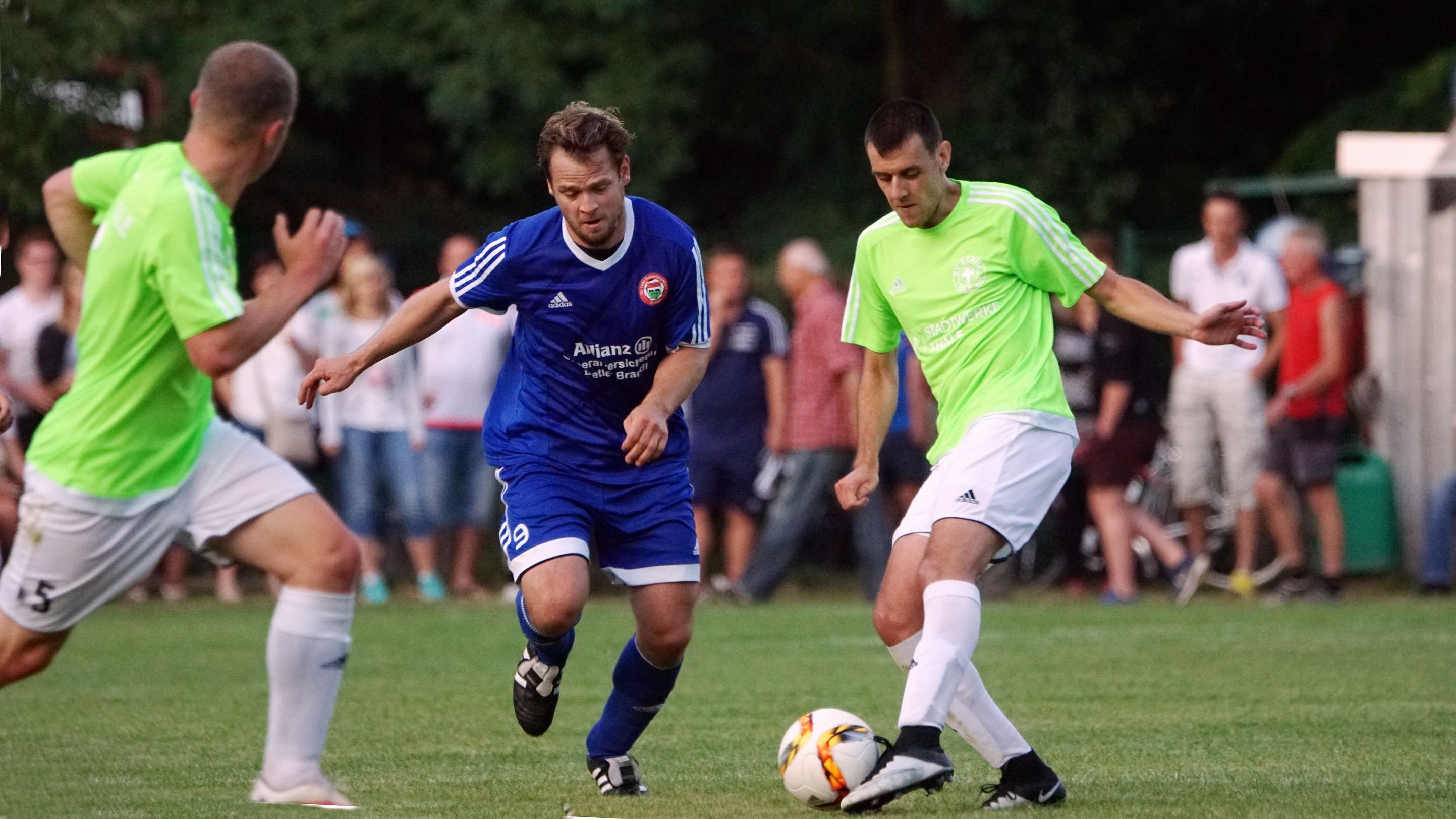 Thales Alexander Michaelis (re.) im Duell mit Friedrich Reitzig.