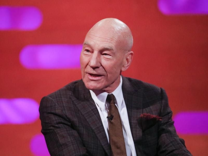 Patrick Stewart wird wieder zu Captain Picard. Foto: Isabel Infantes/PA Wire