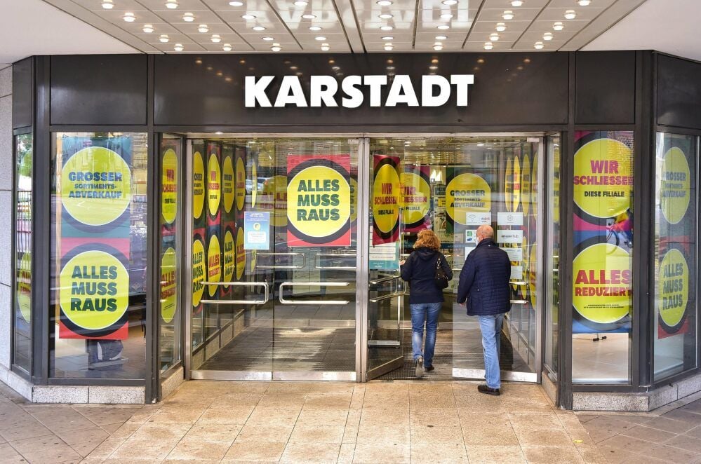 Bei Karstadt hat der Ausverkauf begonnen.