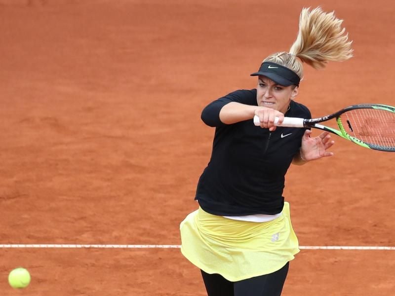 Sabine Lisicki hat beim Turnier in Prag die zweite Runde erreicht. Foto: Daniel Karmann/dpa
