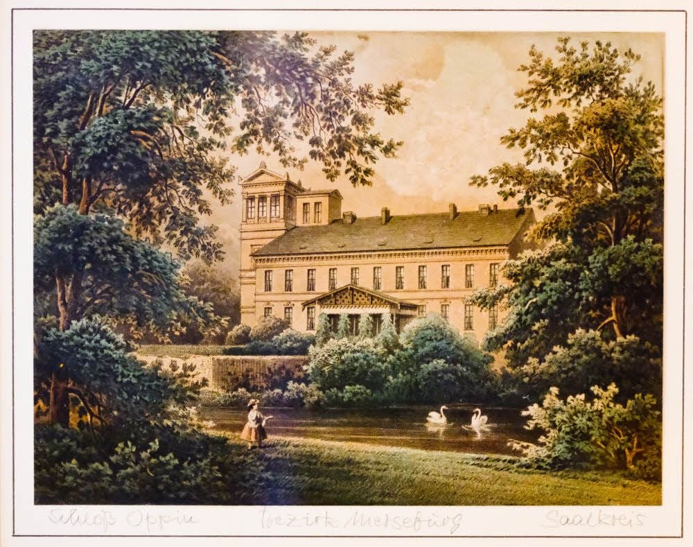 Dieses romantische Bild vom Schloss besitzt der Heimatverein.