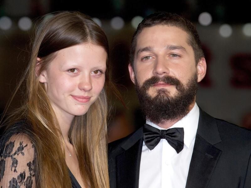 Shia LaBeouf und Mia Goth kennen sich seit vier Jahren. Foto: Andrew Cowie/Archiv