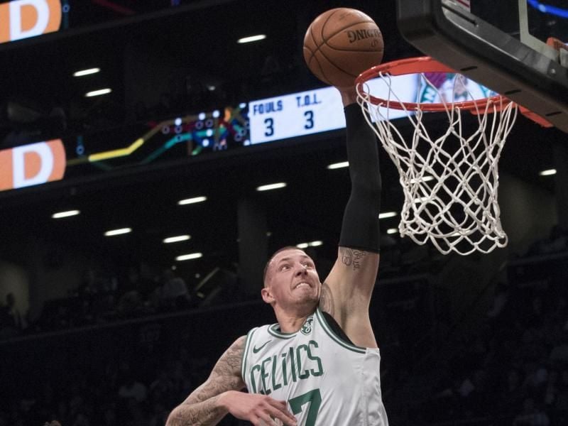 Treffsicher: Daniel Theis netzt gegen Brooklyn ein. Foto: Mary Altaffer/AP