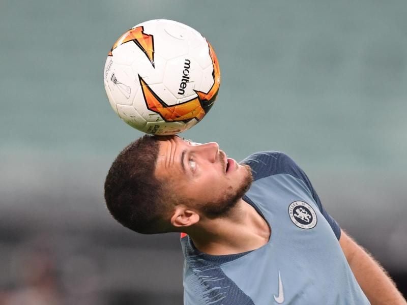 Endlich wieder ein „Galáctico” bei Real Madrid, freut sich das spanische Blatt „Marca”: Eden Hazard. Foto: Arne Dedert