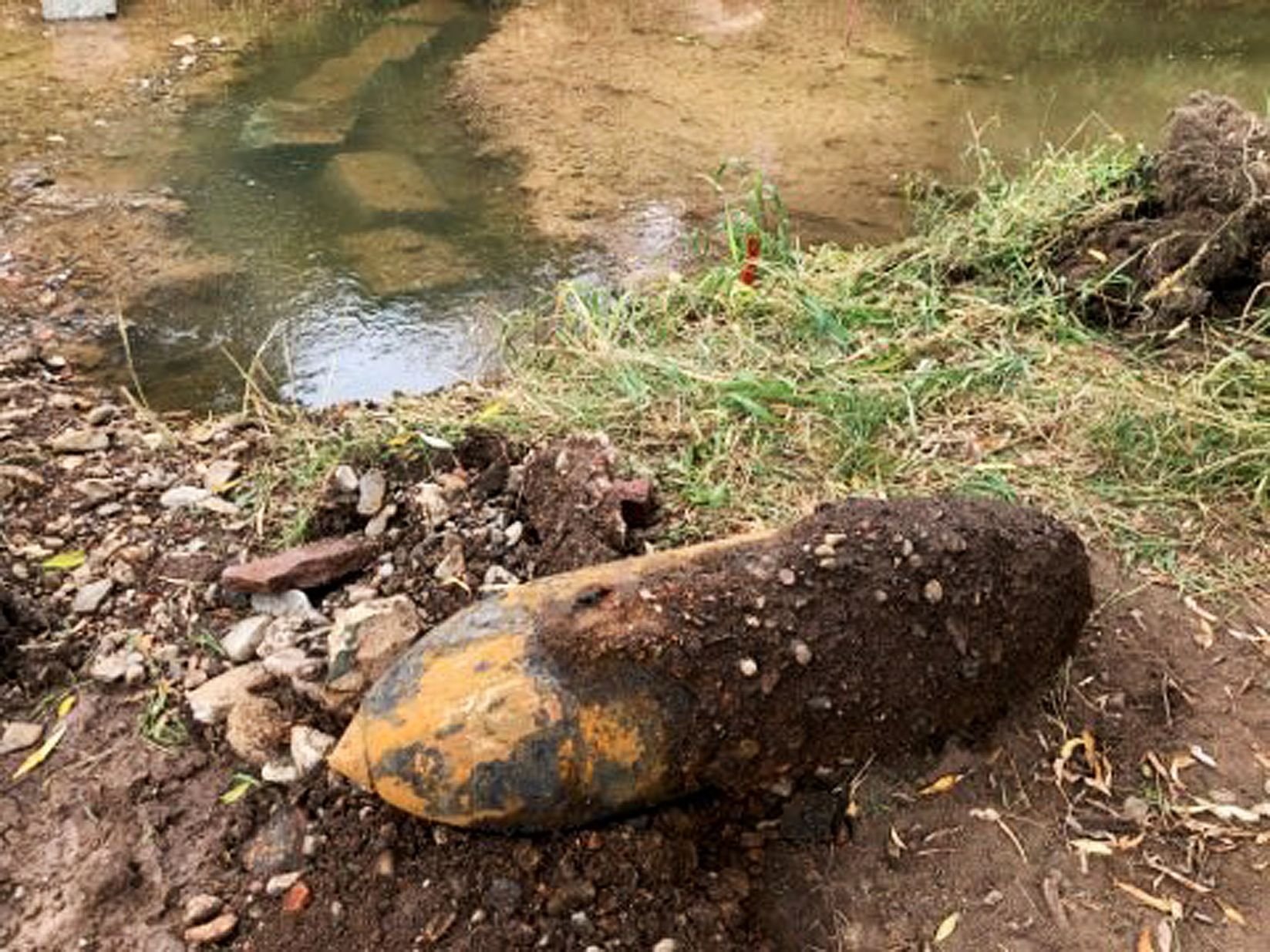 In Nordhausen wurde eine Blindgänger-Bombe aus dem Zweiten Weltkrieg gefunden.