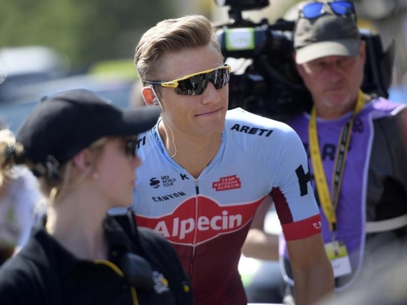 Weil er noch keinen Etappen-Sieg holte wurde Marcel Kittel von seinem Teamchef hart kritisiert. Foto: Yorick Jansens/BELGA