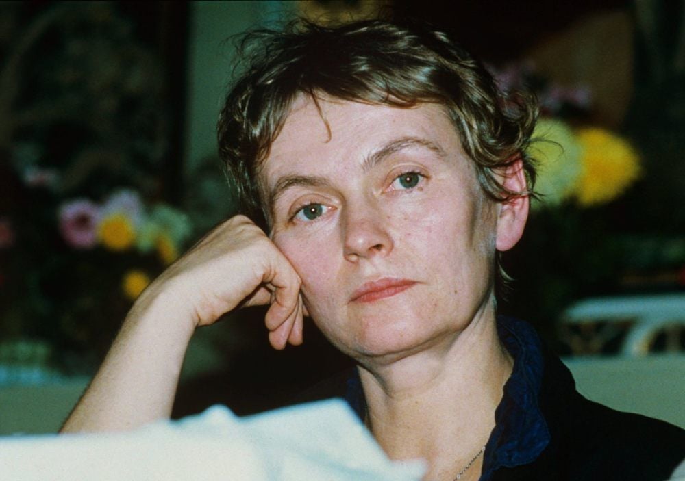 Bärbel Bohley (1945-2010) im Oktober 1989.