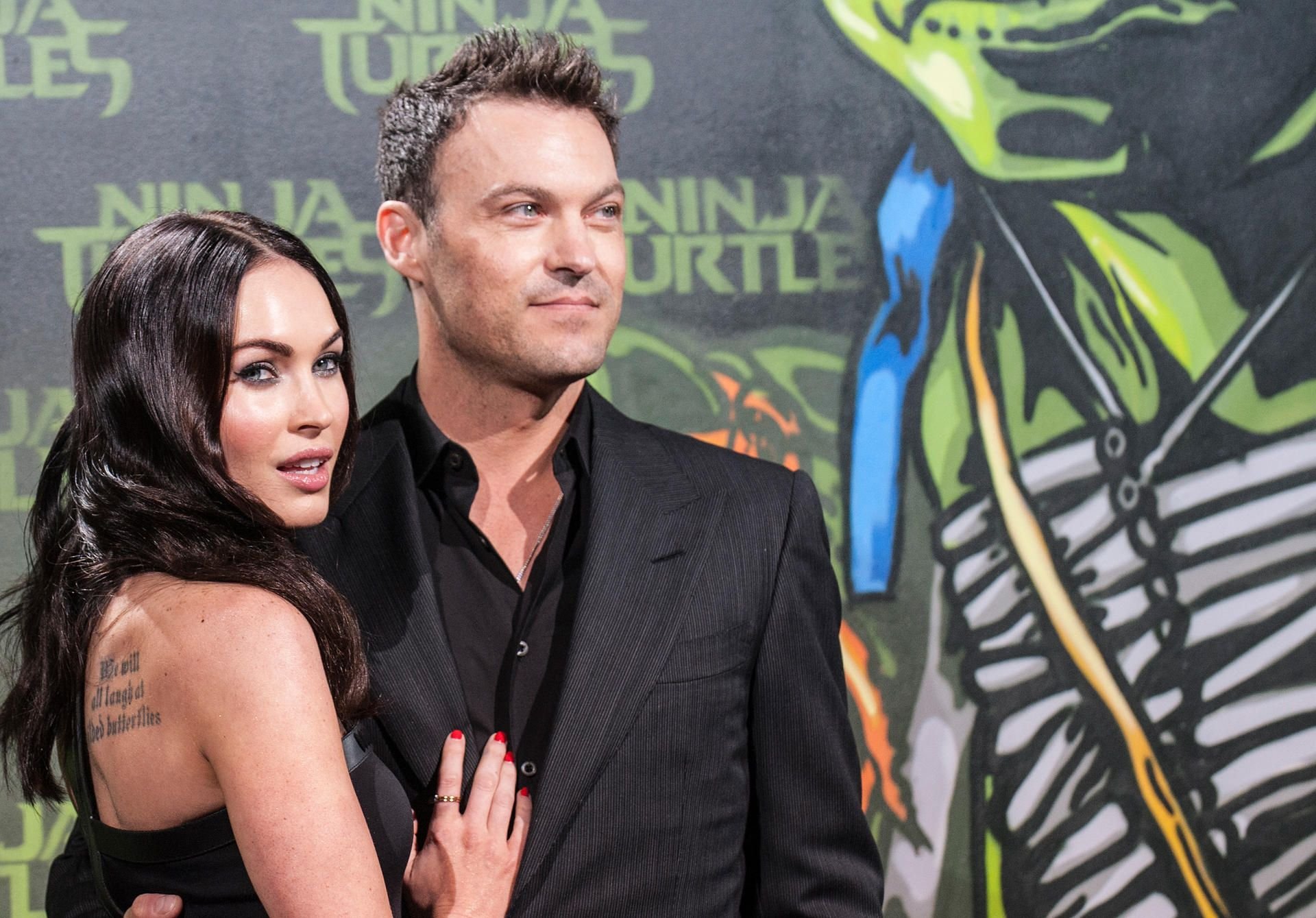 Die US-amerikanische Schauspielerin Megan Fox und ihr Ehemann Brian Austin Green