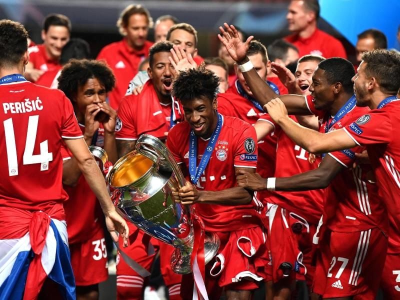 Bis zum Sieg im Finale haben die Bayern auch in allen Spielen davor in der Champions League gesiegt. Foto: Michael Regan/Getty Images via UEFA/dpa