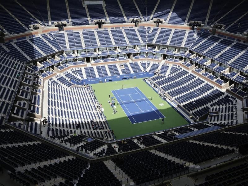Die Austragung der US Open sind weiter mehr als fraglich. Foto: Peter Morgan/AP/dpa