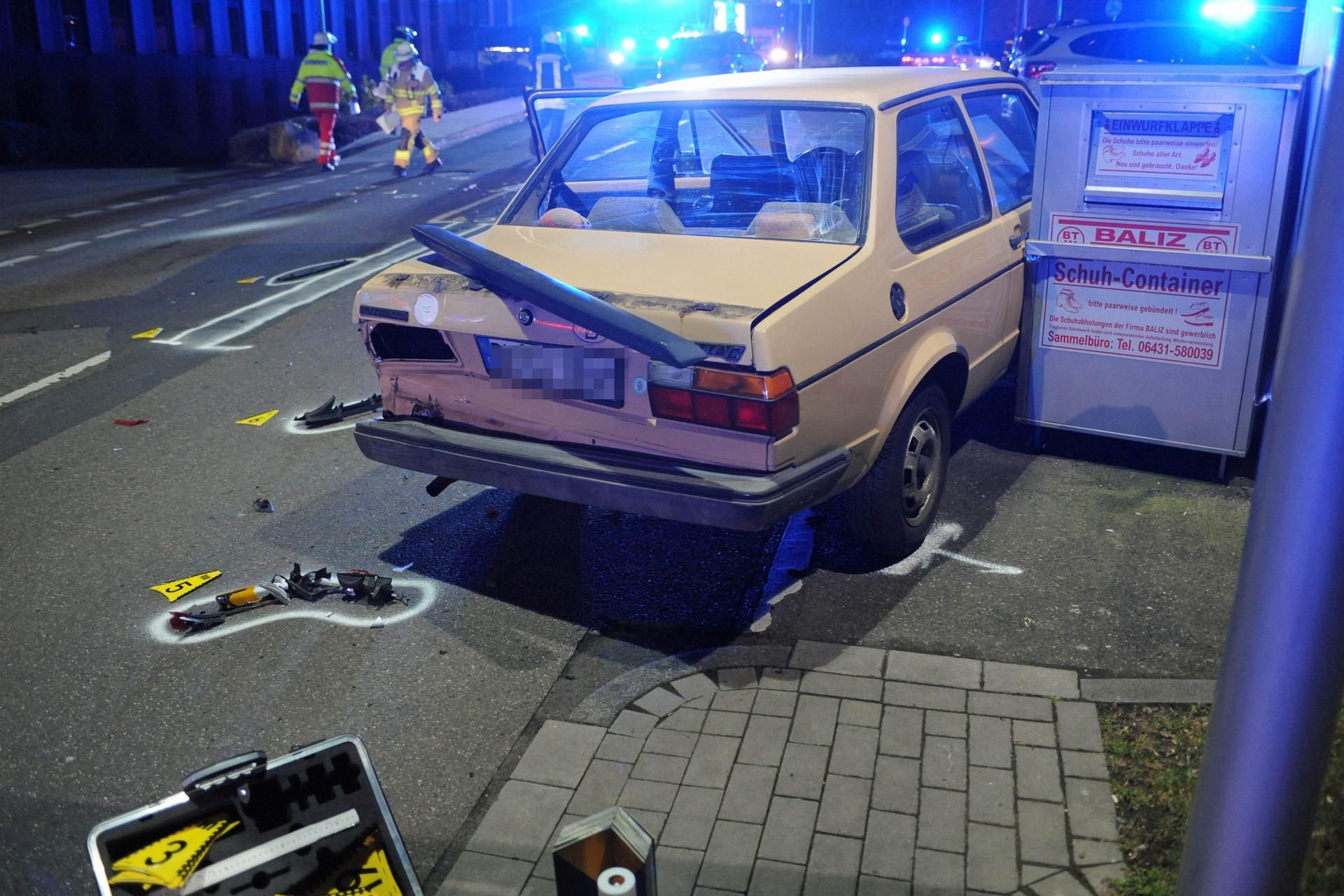 Auf diesen Audi führ der 71-Jährige auf.