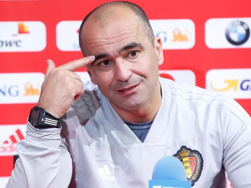 Belgiens Nationaltrainer Roberto Martínez wird seinen Kader erst an Pfingsten bekanntgeben. Foto: Bruno Fahy/BELGA