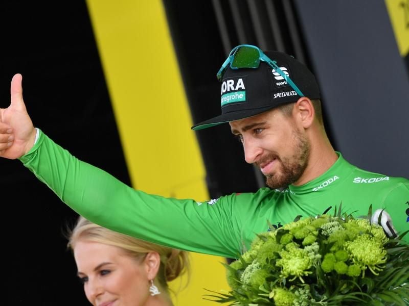 Nähert sich immer mehr seinem sechsten Grünen Trikot: Peter Sagan. Foto: David Stockman/BELGA