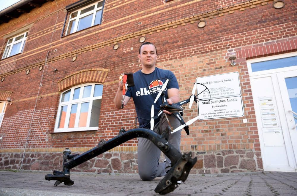 Eine Drohne und ein Mopedrahmen gehörten in den vergangenen Wochen zu den Fundstücken im Südlichen Anhalt.