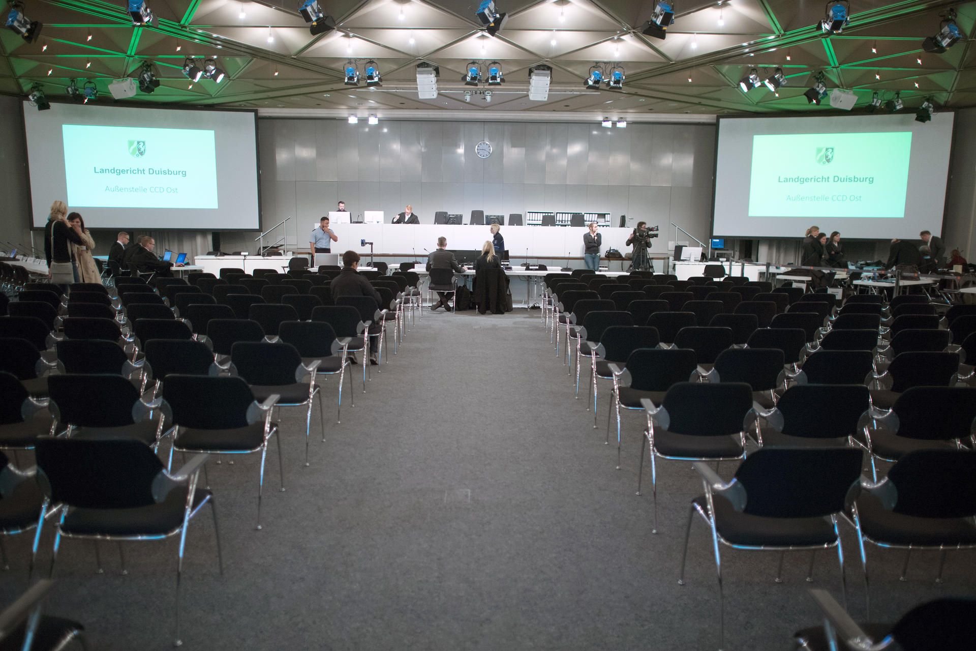 Der Loveparade-Prozess findet in der Düsseldorfer Messe statt.