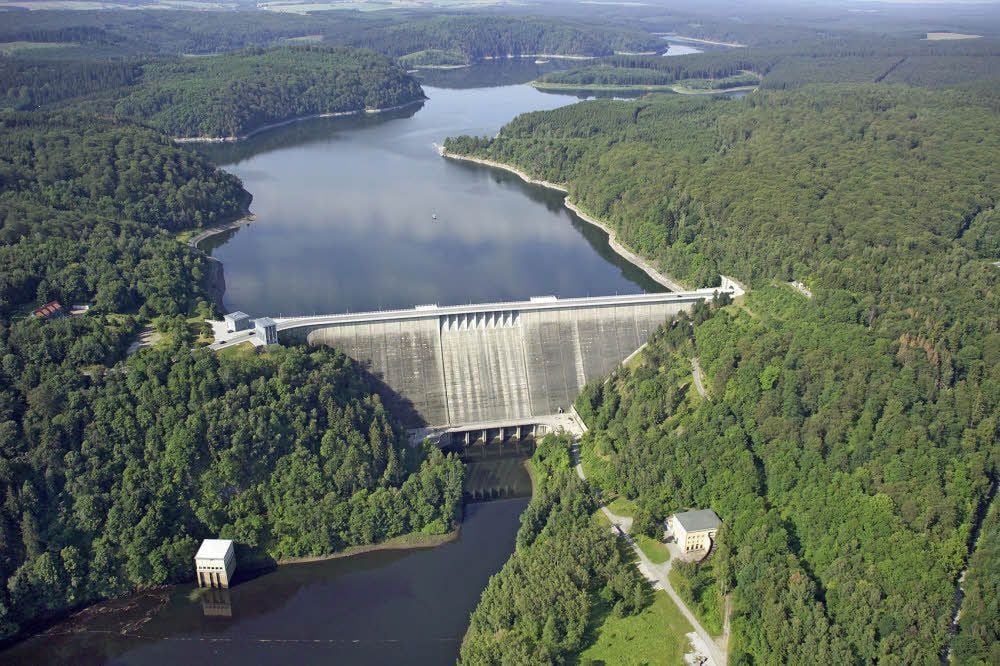 Ein Teil des Dessauer Trinkwassers stammt aus der Rappbodetalsperre im Harz.