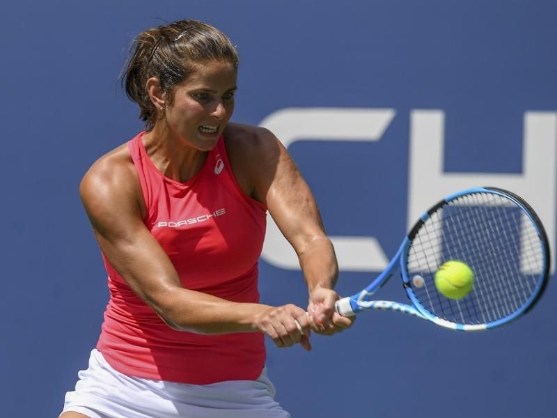 Hat bei den US Open das Achtelfinale erreicht: Julia Görges. Foto: Sarah Stier/AP