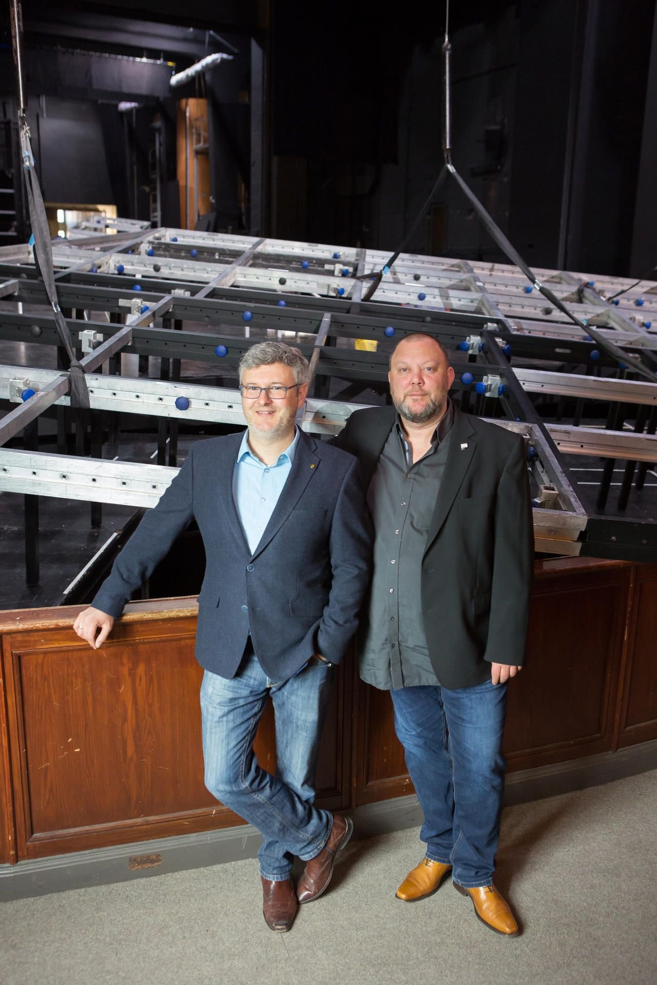 Theater-Leiter: Lutz Wengler (l.) und Johannes Weigand.