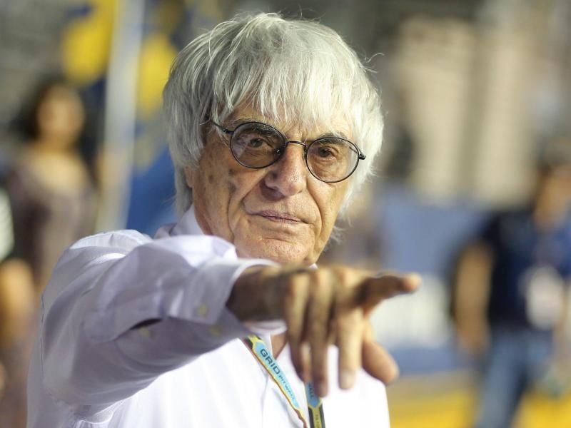 Auch mit 87 Jahren gibt der ehemalige Formel-1-Boss Bernie Ecclestone noch seine Kommentare zur Rennserie ab. Foto: Diego Azubel/EPA