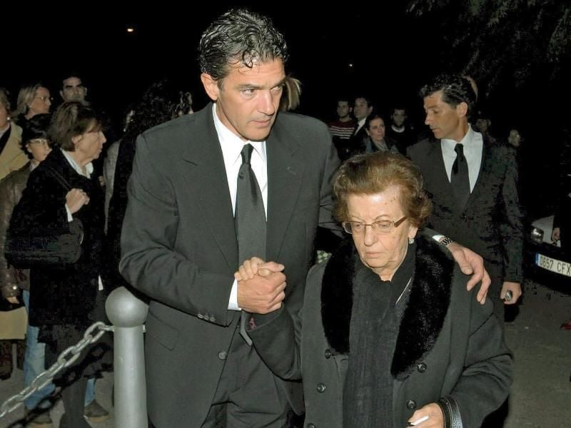 Antonio Banderas und seine Mutter Ana Bandera Gallego (2008). Foto: epa efe