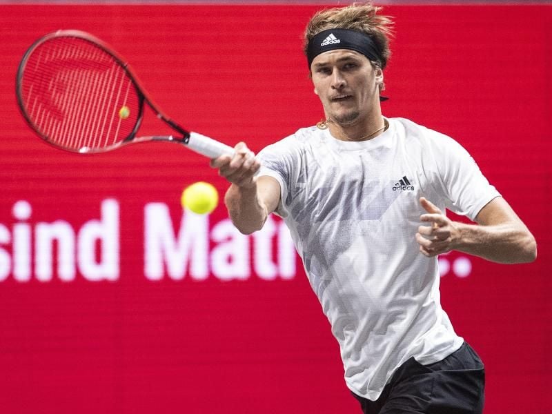 Der topgesetzte Alexander Zverev steht im Finale von Köln. Foto: Marius Becker/dpa