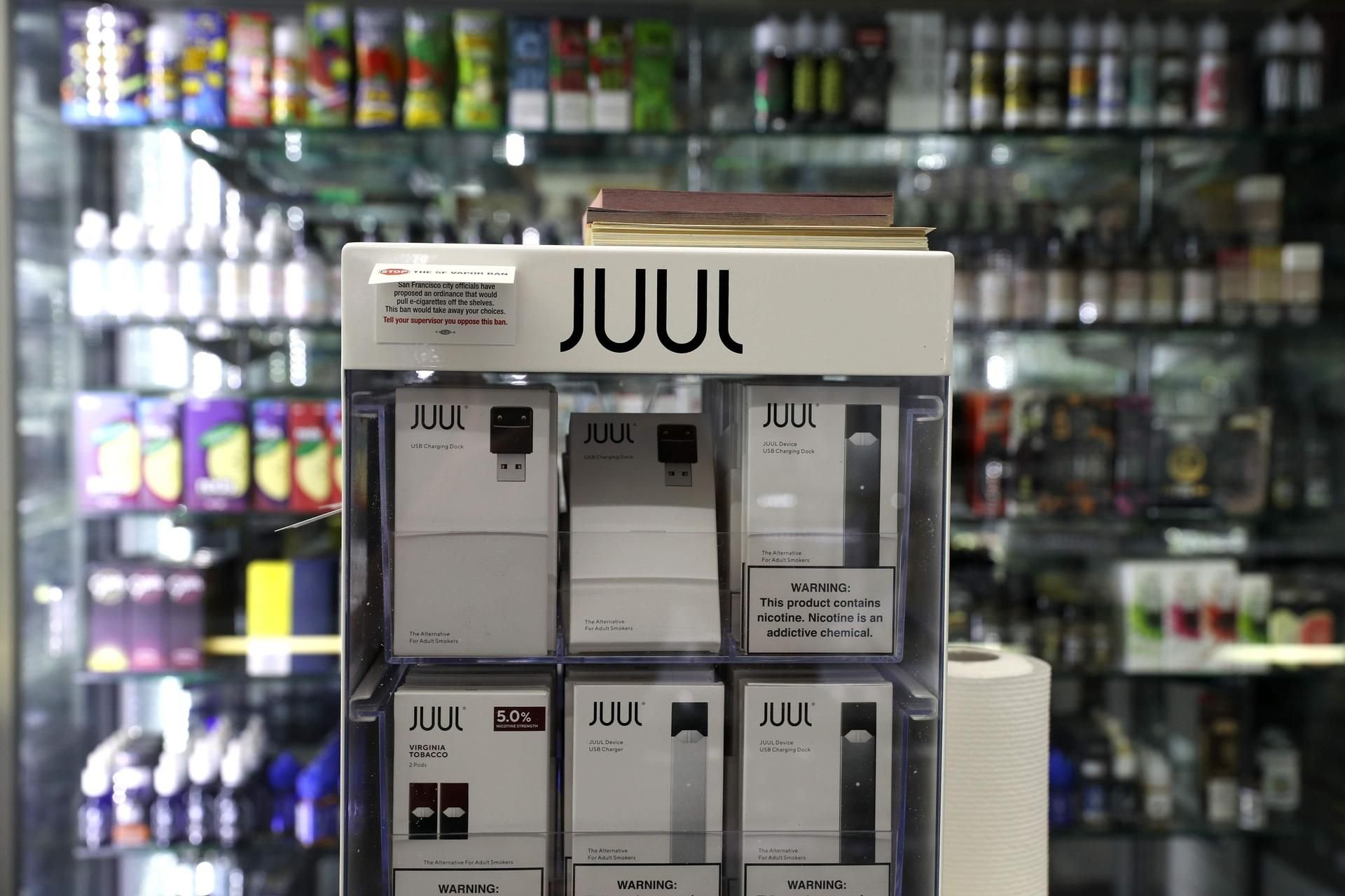 Juul-Produkte in einem Geschäft in San Francisco