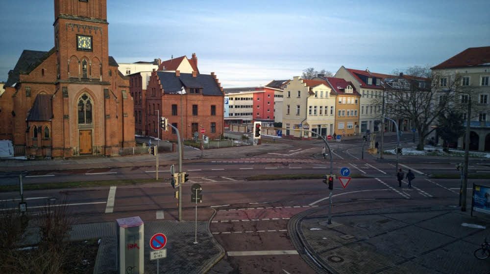 Um die richtige Gestaltung der Kreuzung an der Katholischen Kirche wird gestritten.