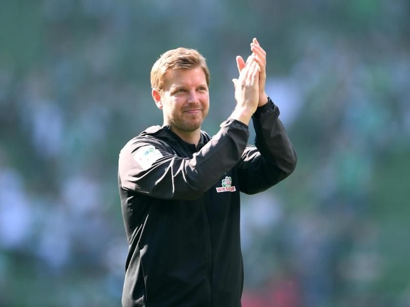 Werder Bremen möchte den Vertrag mit Trainer Florian Kohfeldt gerne vorzeitig verlängern. Foto: Carmen Jaspersen