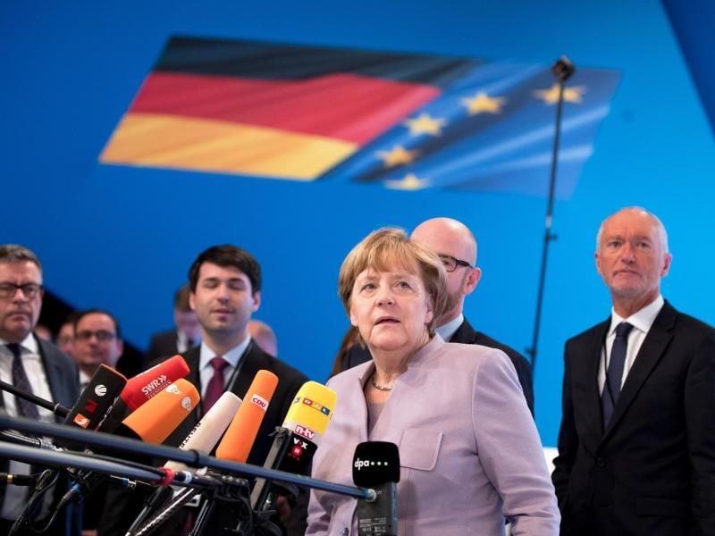 Die Kanzlerin hat unterstrichen, dass die Union ohne Koalitionsaussage in den Wahlkampf 2017 ziehen will. Foto: Kay Nietfeld