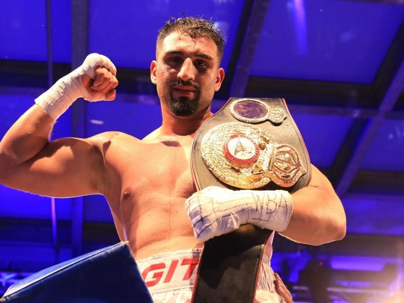 Soll gegen Tyson Fury boxen: Agit Kabayel. Foto: Peter Gercke/dpa-Zentralbild/dpa