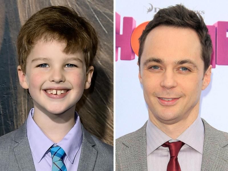Die Schauspieler Iain Armitage (l) und Jim Parsons (Fotos aus 2017 und 2015). Foto: EPA/AP