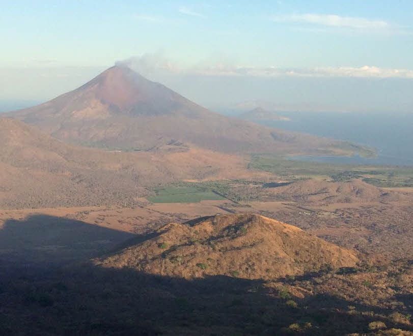 Ein Foto von einem Ausflug in Nicaragua. Johanna Dannenberg hat dabei auf einem Vulkan übernachtet.
