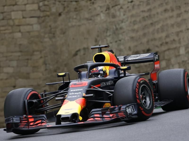 Kollidierte in Baku mit Teamkollege Max Verstappen: Red-Bull-Pilot Daniel Ricciardo. Foto: Luca Bruno