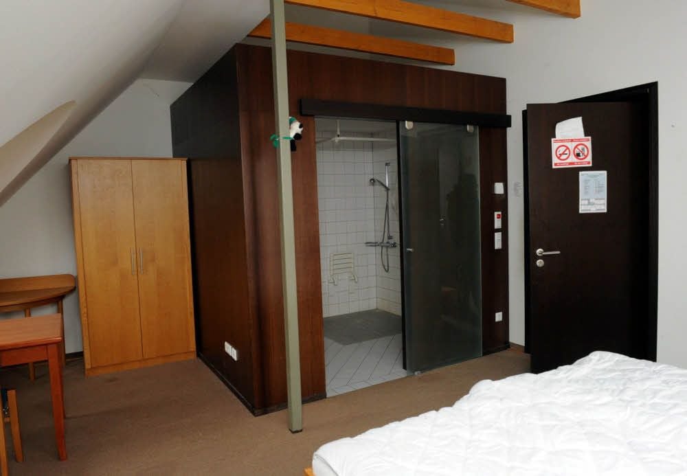 Leeres Zimmer im Kloster Helfta.