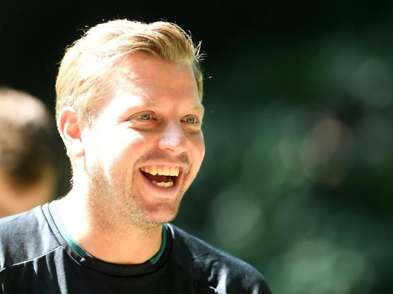 Florian Kohfeldt hat seinen Vertrag als Trainer des SV Werder Bremen um vier Jahre verlängert. Foto: Carmen Jaspersen