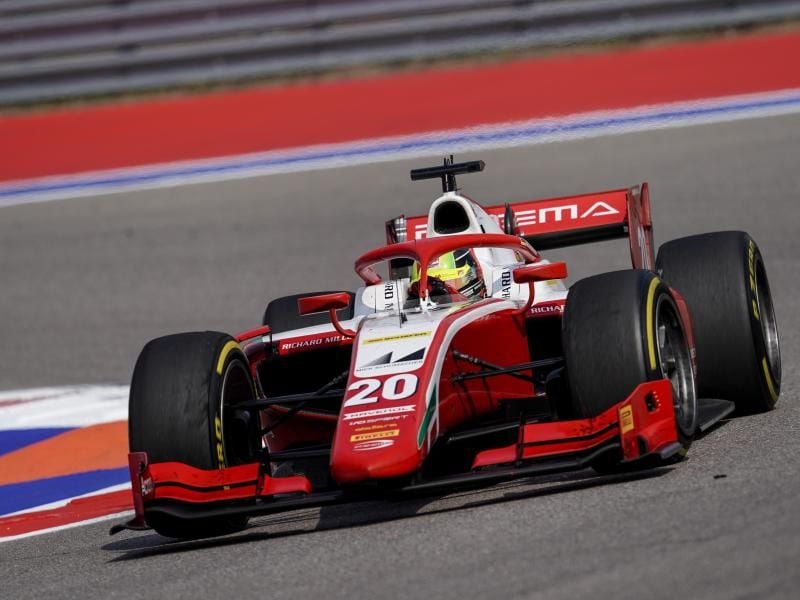 Mick Schumacher führt die Gesamtwertung in der Formel 2 an. Foto: James Gasperotti/ZUMA Wire/dpa