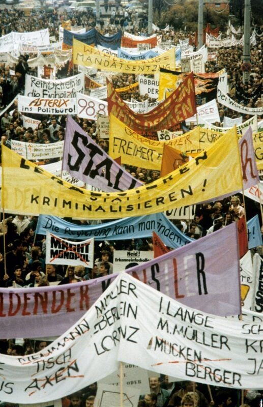 Am 9. Oktober in Leipzig rückte das Politbüro ins Fadenkreuz.