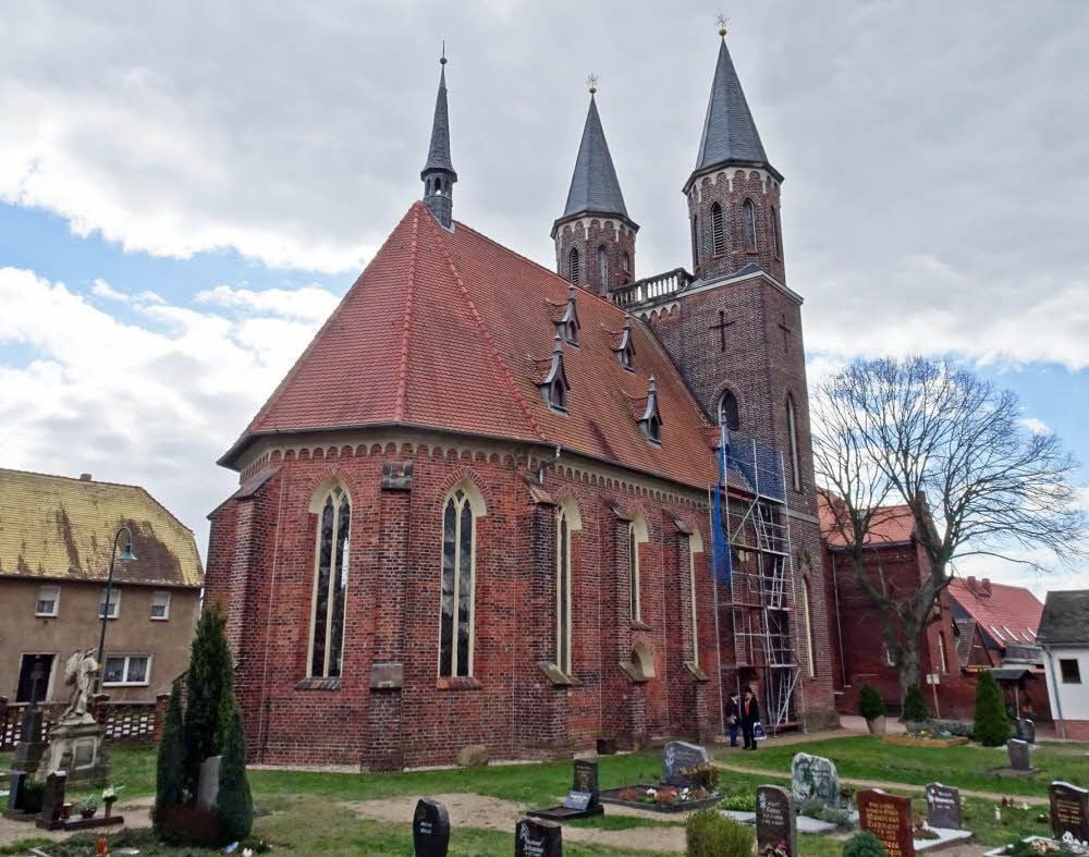 Die Kirche in Vockerode - ihre Glocken sind sanierungsbedürftig.