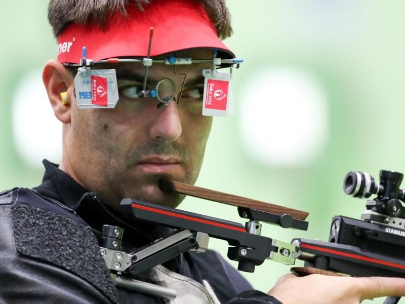 Erstmals Weltcupsieger mit dem Luftgewehr: Julian Justus. Foto: Friso Gentsch