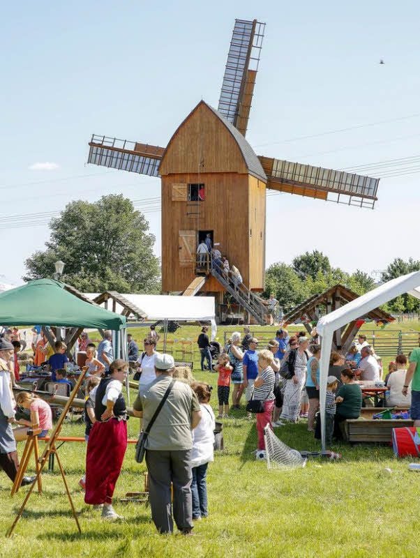 Die Bockwindmühle Spergau öffnet ihre Tür für Neugierige.