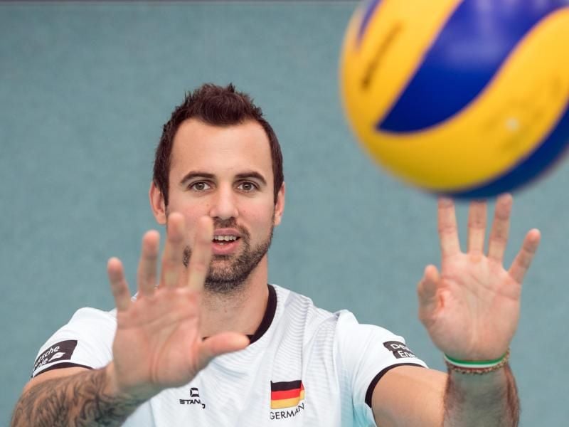 Die deutsche Volleyball-Nationalmannschaft setzt auf Georg Grozer. Foto: Soeren Stache