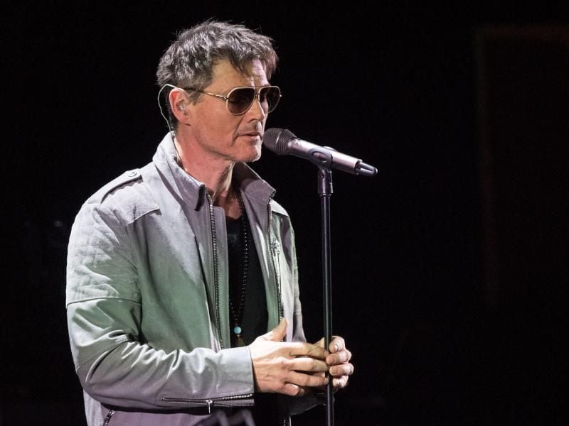 Morten Harket, Sänger der norwegischen Pop-Band a-ha, in Stuttgart beim Tourauftakt. Foto: Marijan Murat