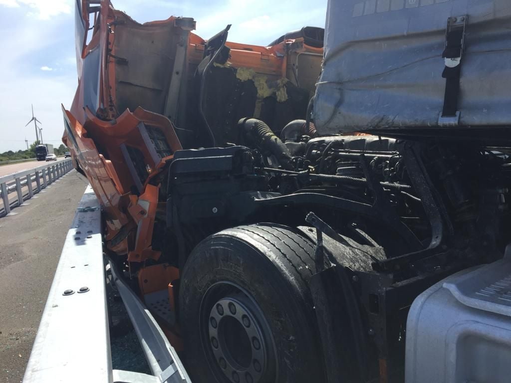 Unfall auf der A9