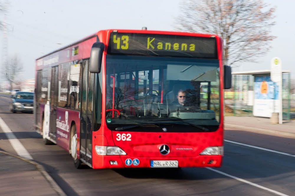 Noch verkehrt die Linie 43 zwischen Hauptbahnhof und Kanena.