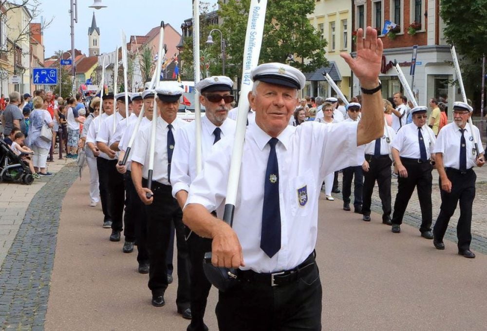 Schiffer in Aktion