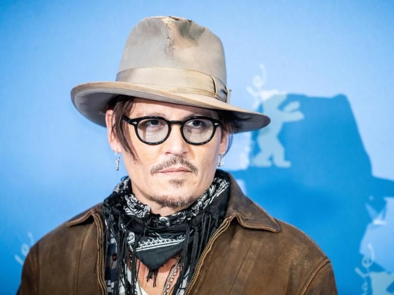 Schauspieler Johnny Depp in Berlin. Foto: Michael Kappeler/dpa