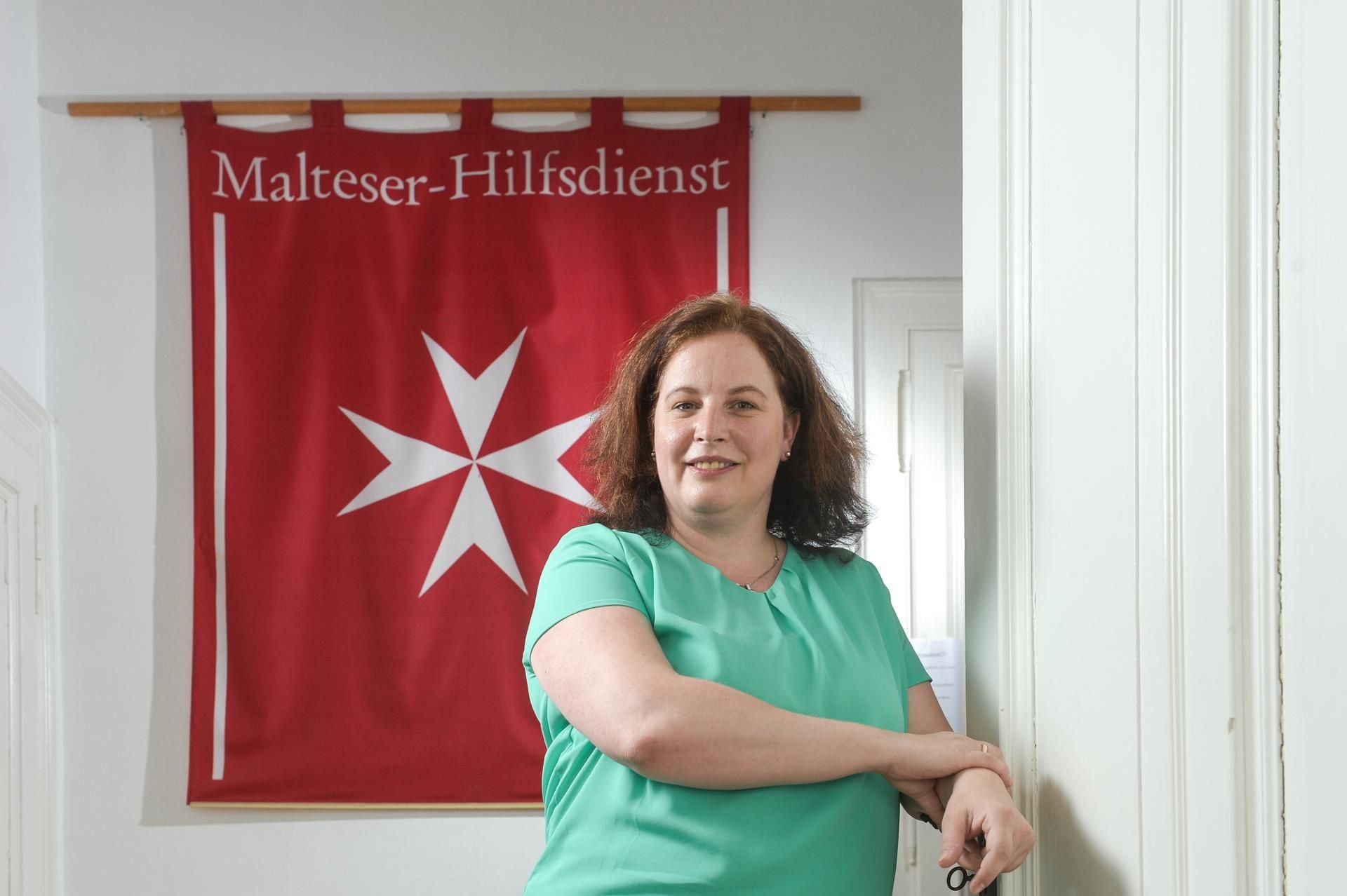 Maja Heubner leitet seit Juni die Dienststelle des Malteser Hilfsdienstes in Köthen und Dessau. „Das ist eine große Herausforderung“, sagt sie.