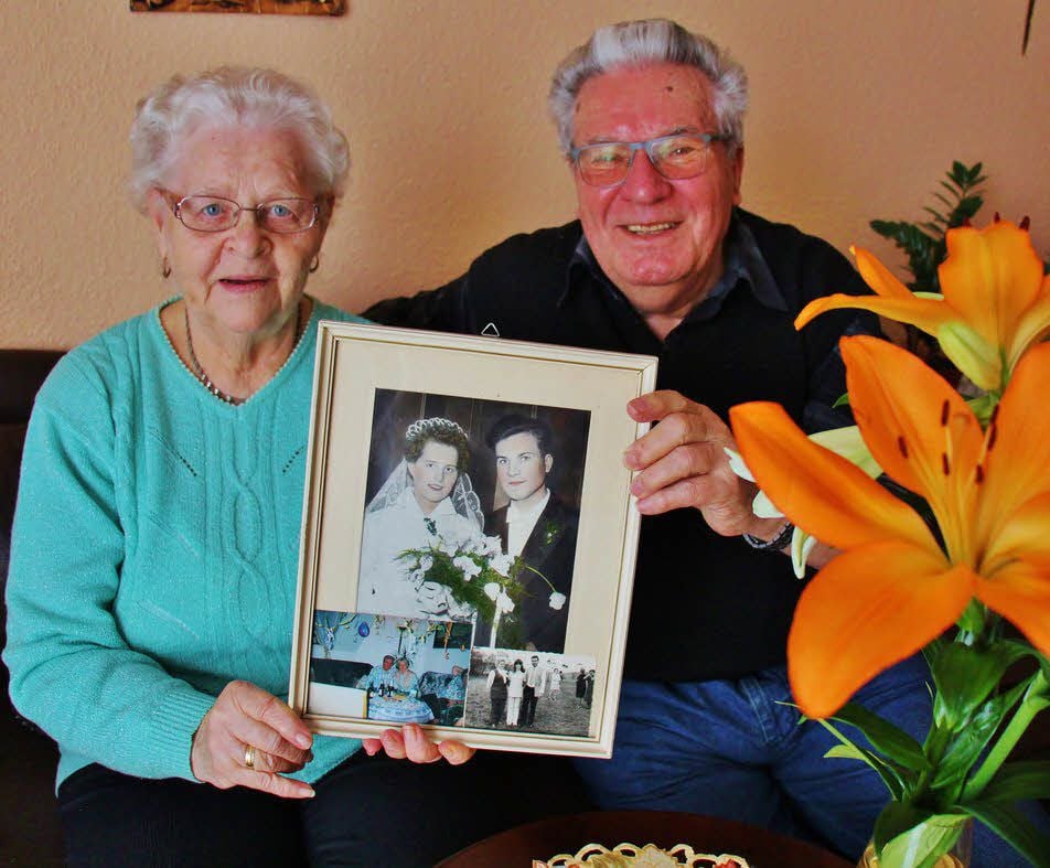 Gertrud und Karl-Heinz Schneider sind seit 60 Jahren zusammen.