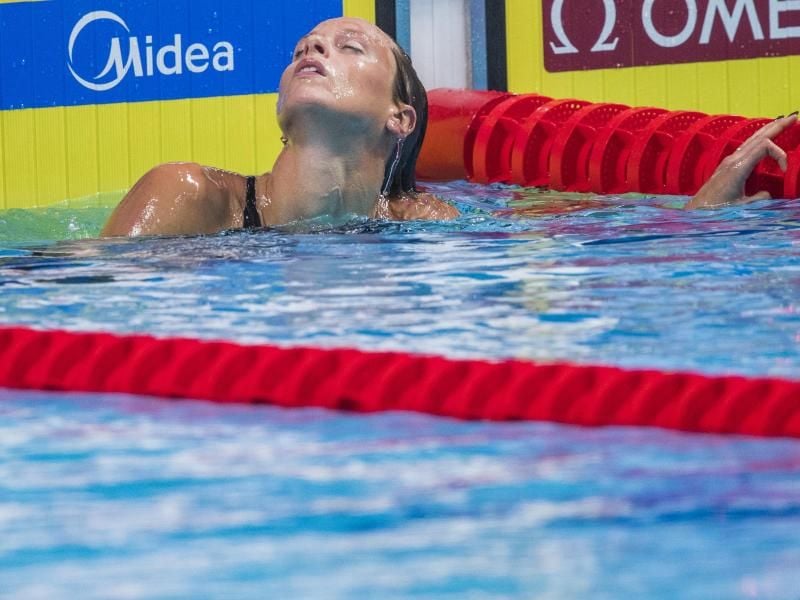 Wurde positiv auf das Coronavirus getestet: Die italienische Schwimmerin Federica Pellegrini. Foto: Jens Büttner/dpa-Zentralbild/dpa
